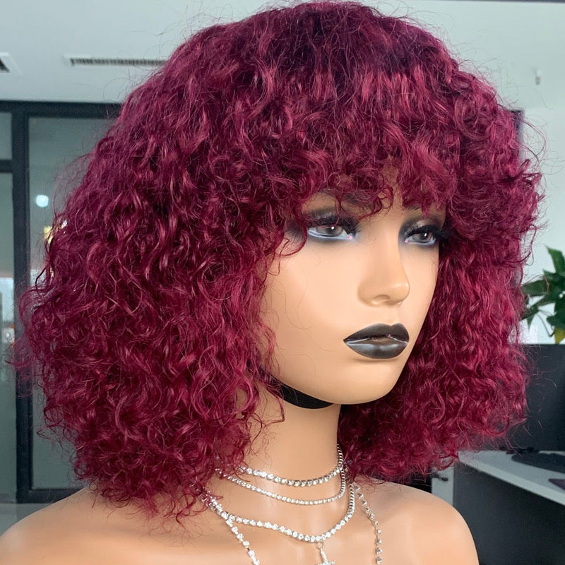 Brazilian Human Hair,density 180% 12 inches