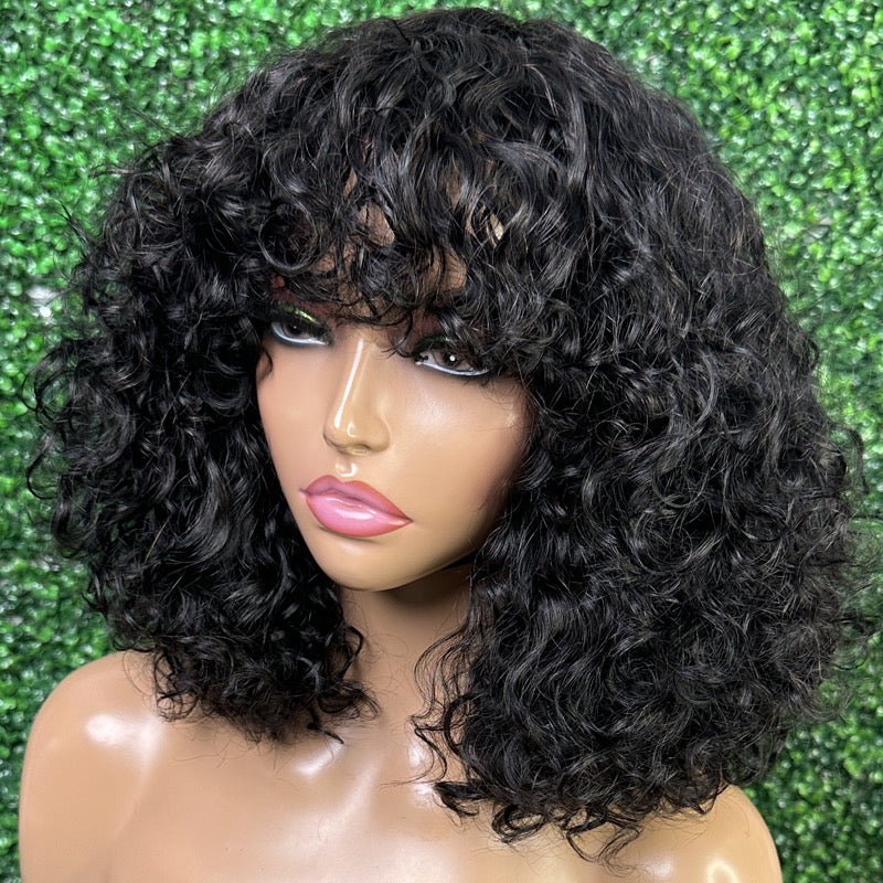 Brazilian Human Hair,density 180% 12 inches