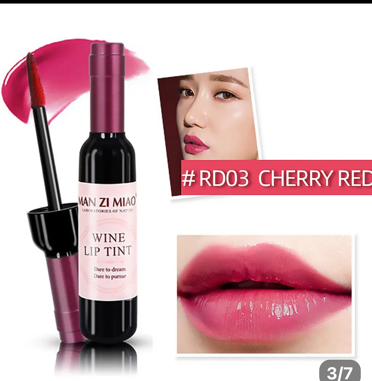 Wine Lip Tint, Lipgloss (6) pack