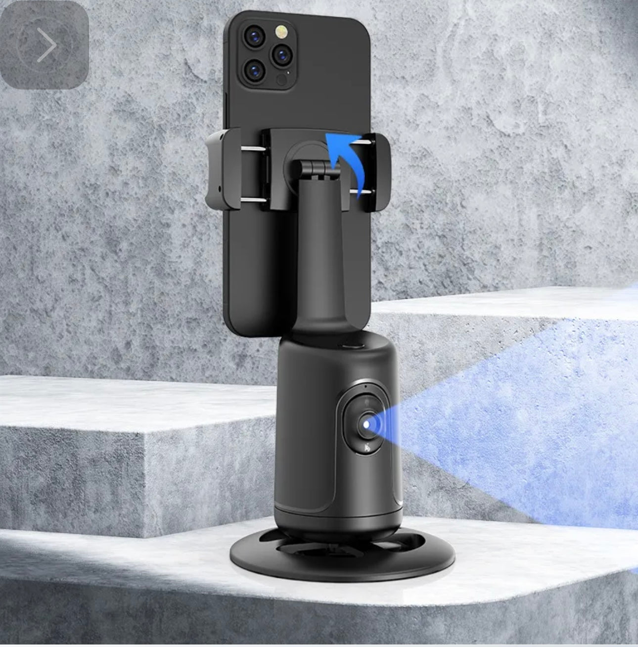 Phone Holder 360 Degrees Auto Face Tracking Desktops