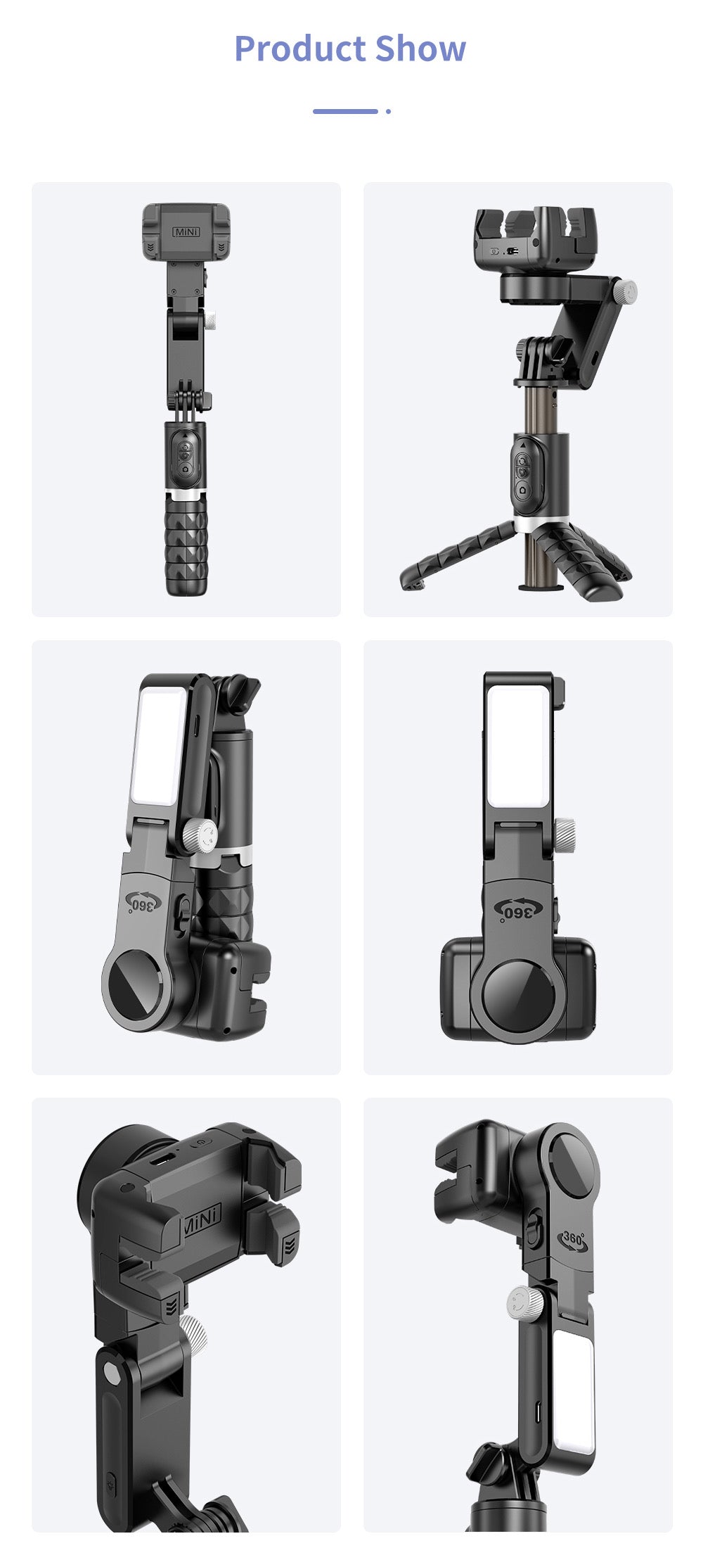 Q18 Desktop Gimbal Tripod