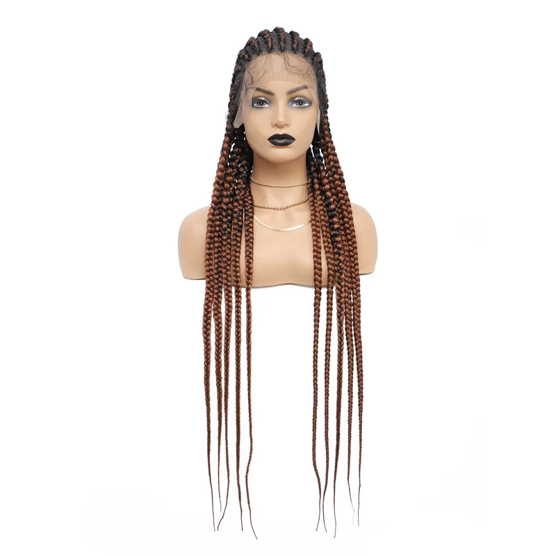 Cornrow box braids wigs