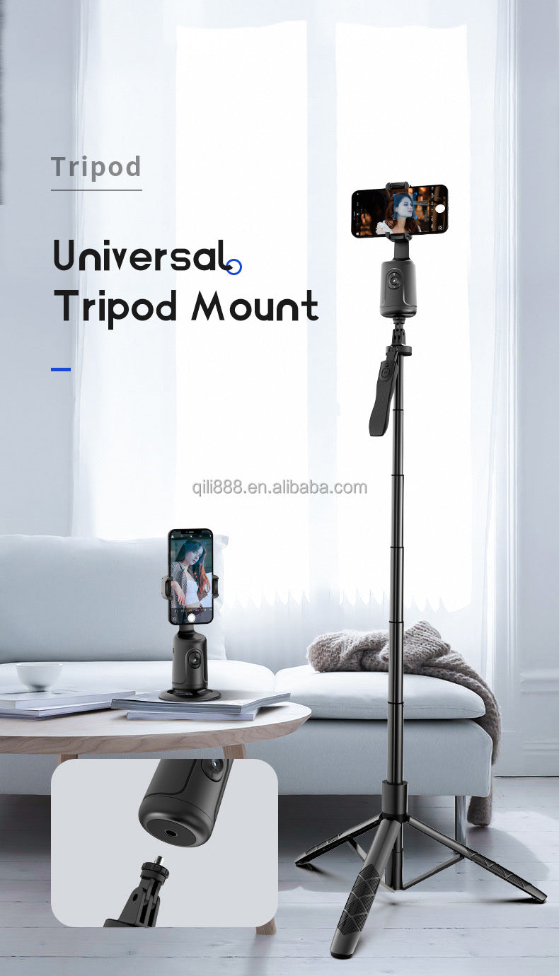 Phone Holder 360 Degrees Auto Face Tracking Desktops