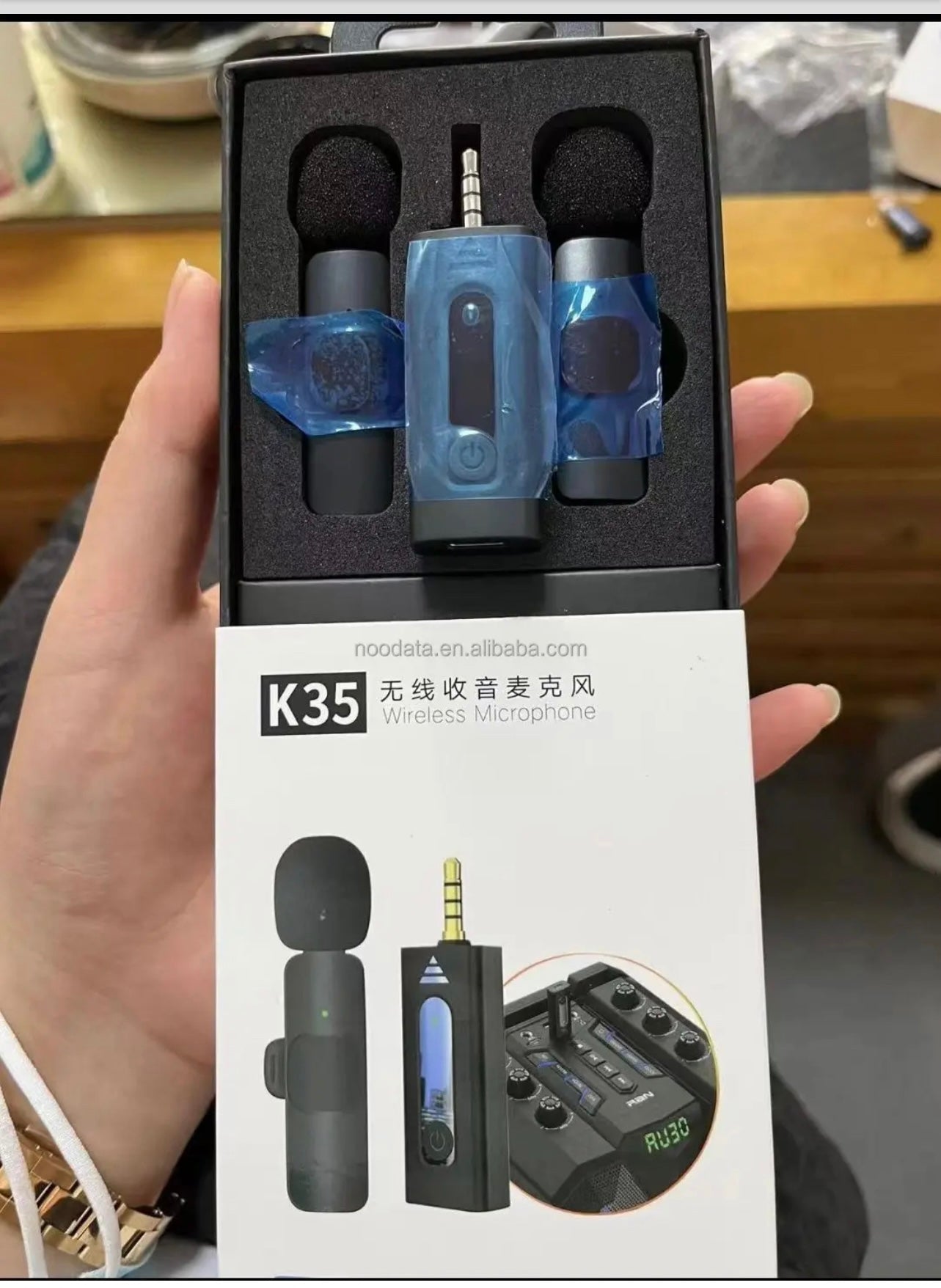 K35 wireless mini microphone