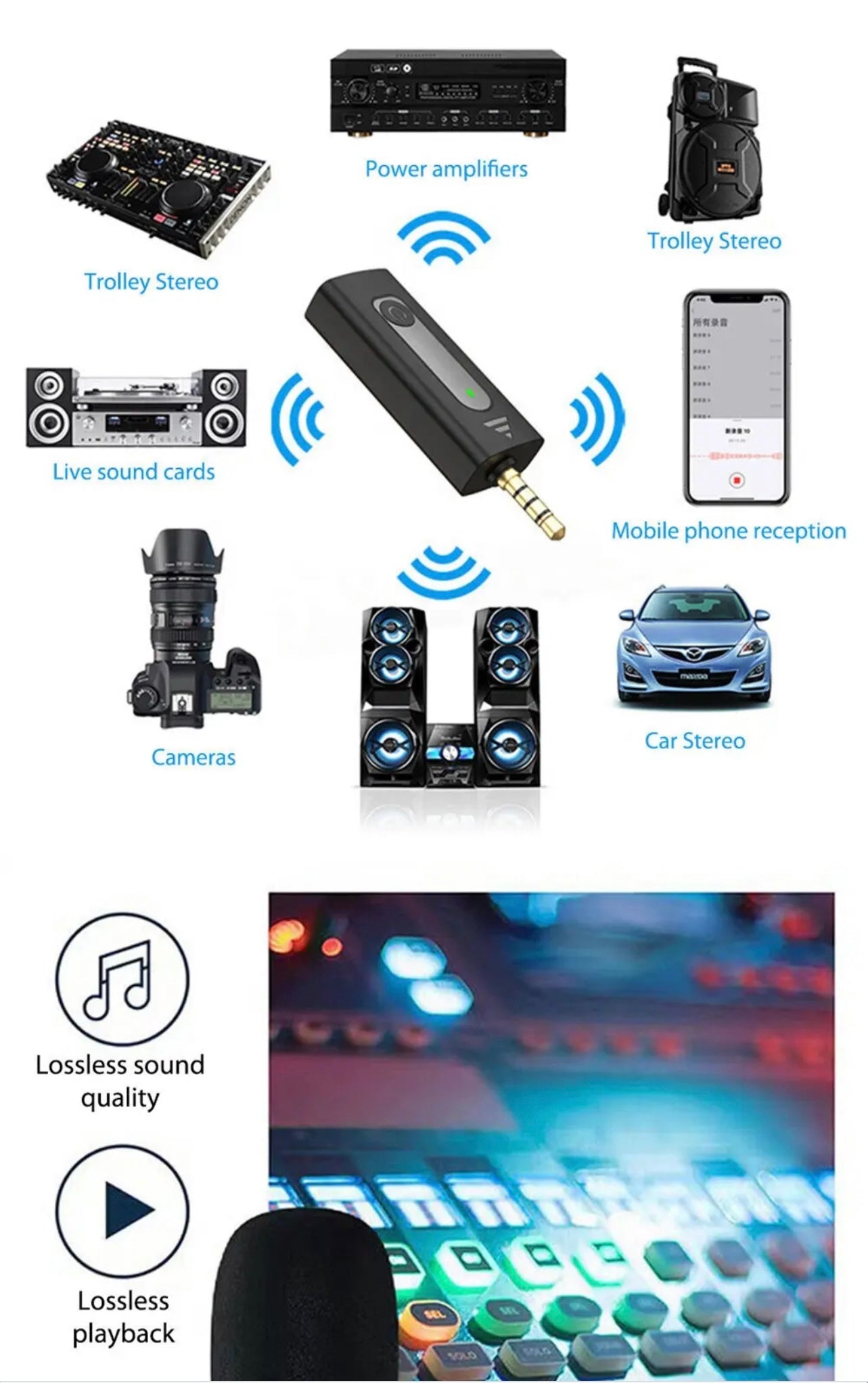 K35 wireless mini microphone